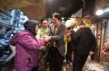 基隆市长林右昌访视仁爱博爱市场