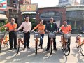 经济部次长YouBike领骑漫游台中菜市场
